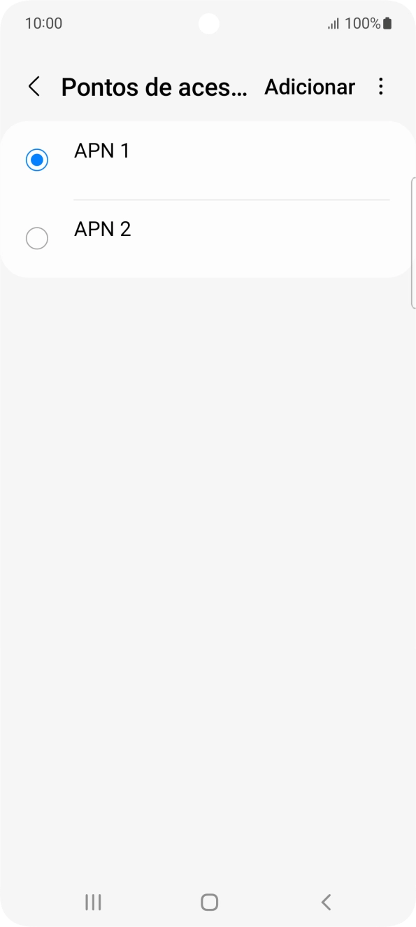 Prima o campo junto à ligação de dados para a ativar.