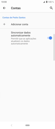 Prima Adicionar conta.