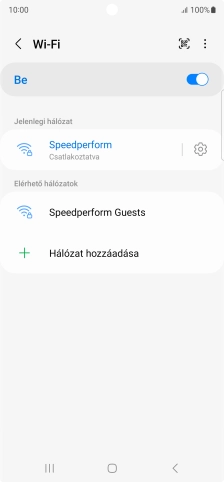 A befejezéshez, és ahhoz, hogy visszatérhess a főképernyőhöz, nyomd meg a főgombot.
