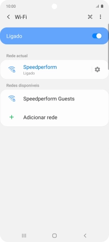 Prima a tecla de início para terminar e voltar ao ecrã inicial.
