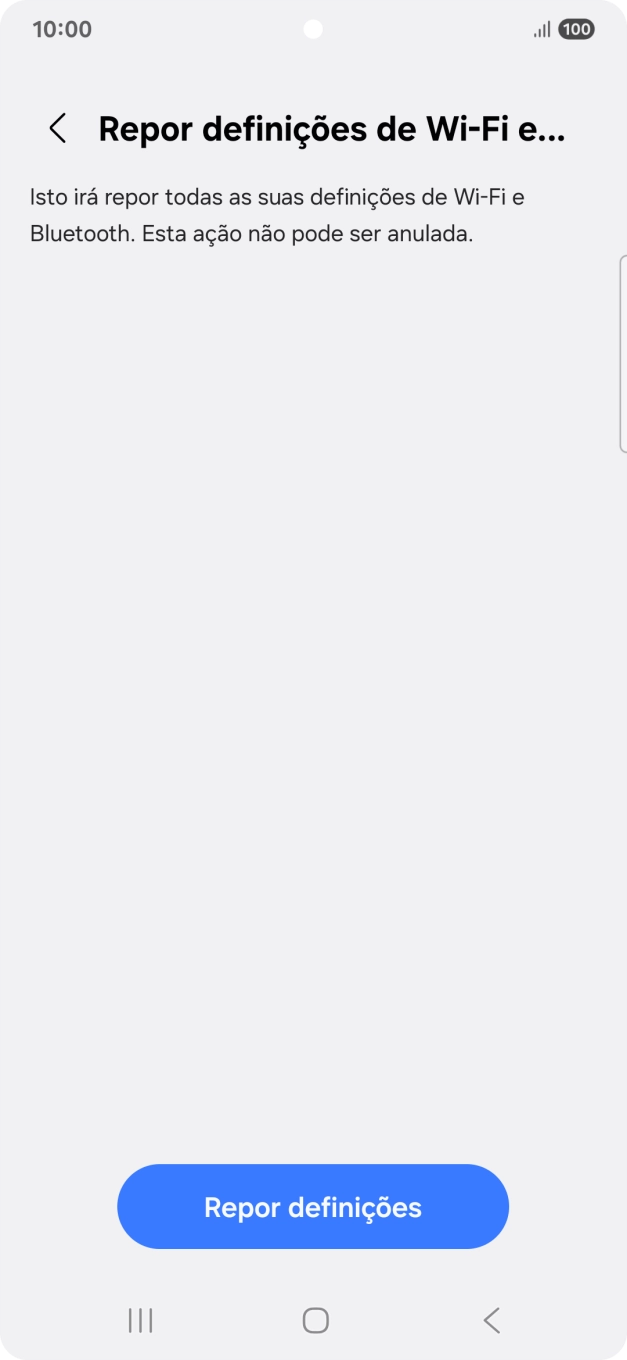 Prima Repor definições.