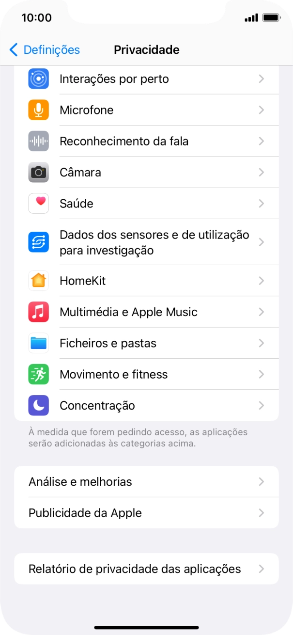 Prima Relatório de privacidade das aplicações.