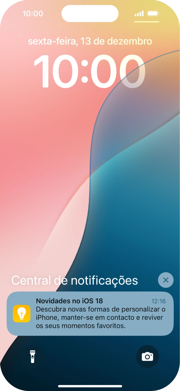 Prima a notificação pretendida e siga as indicações no ecrã para utilizar a função escolhida.