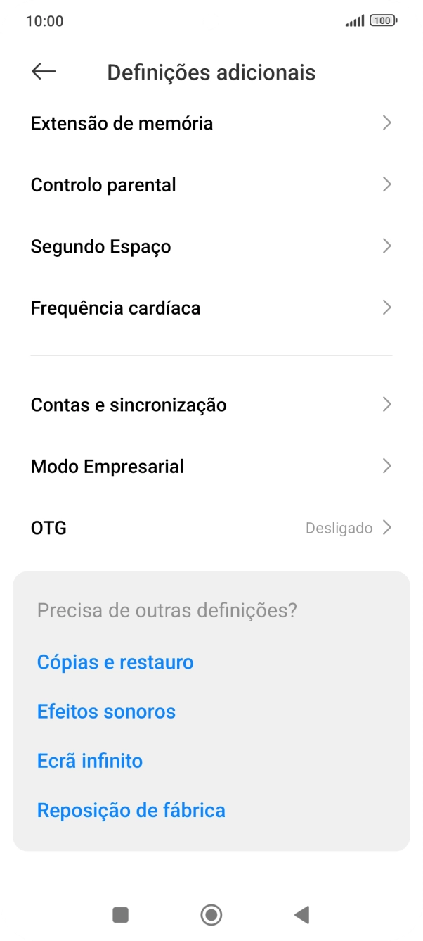 Prima Contas e sincronização.