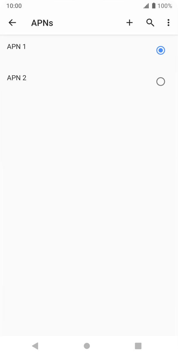 Prima o campo junto à ligação de dados para a ativar.