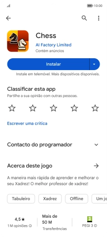 Para voltar ao ecrã inicial, deslize o dedo de baixo para cima a partir da base do ecrã.