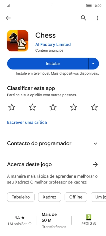 Para voltar ao ecrã inicial, deslize o dedo de baixo para cima a partir da base do ecrã.
