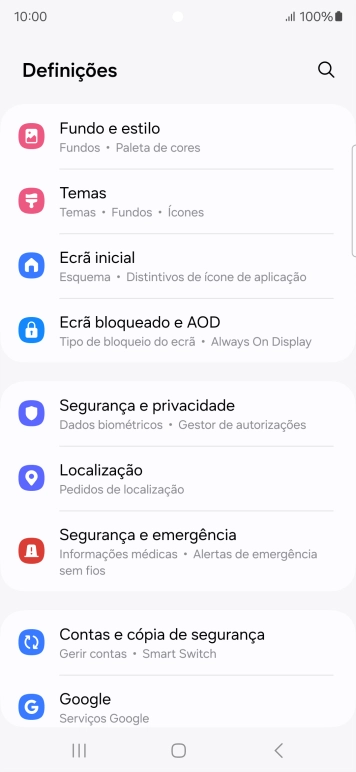 Prima Segurança e privacidade.