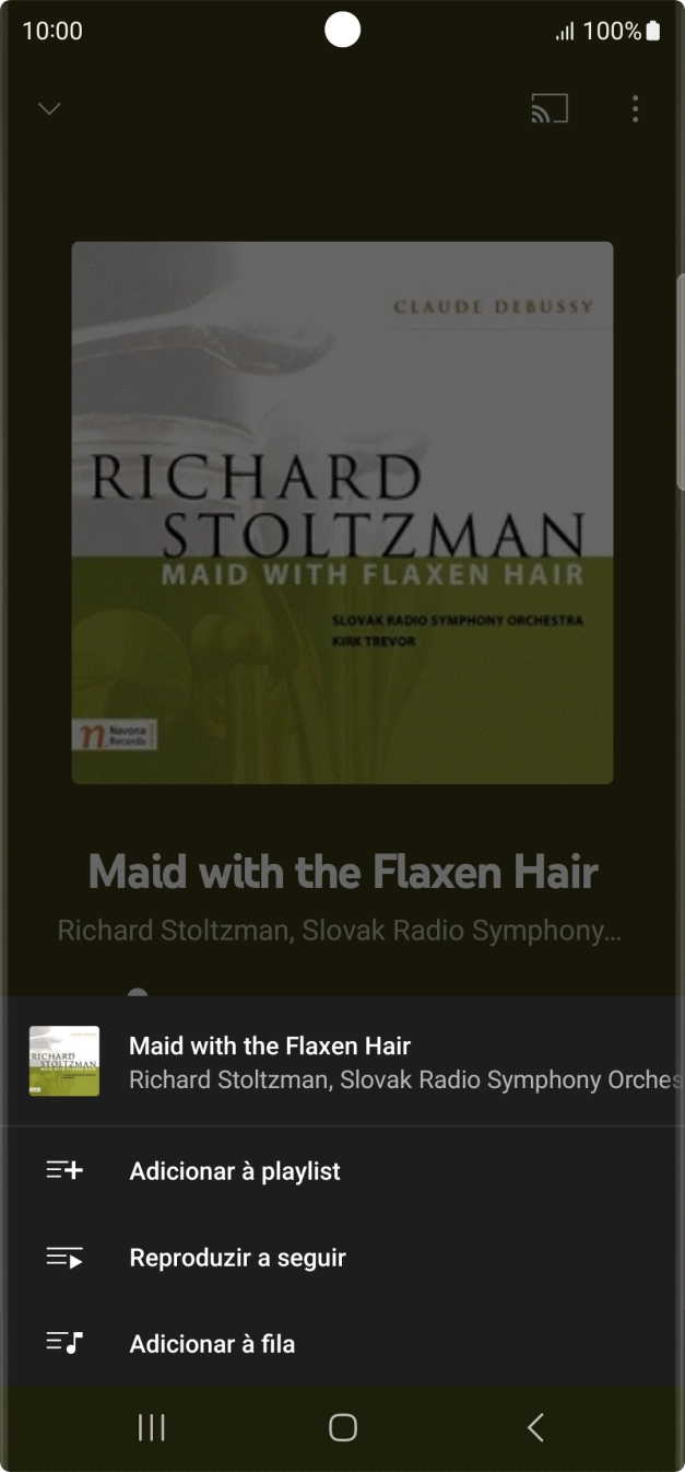 Prima Adicionar à playlist.