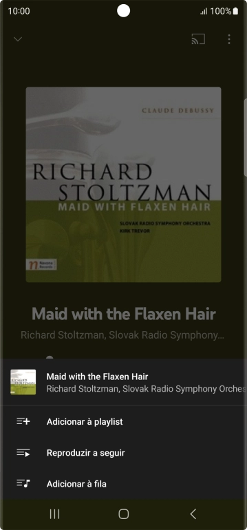 Prima Adicionar à playlist.
