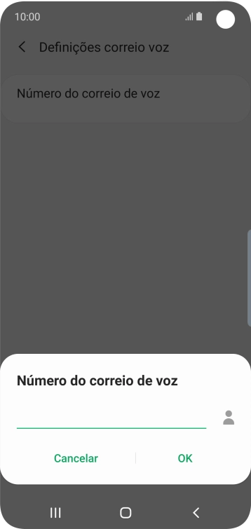 Introduza 123 e prima OK.