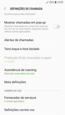 Prima Definições correio voz.