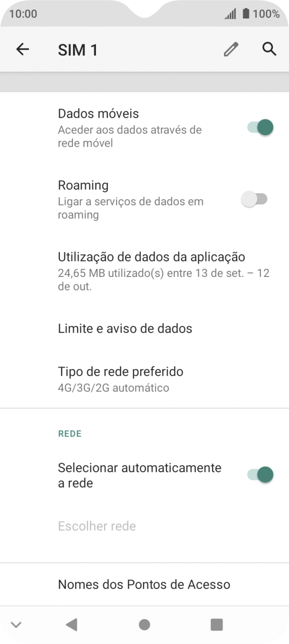 Prima Nomes dos Pontos de Acesso.