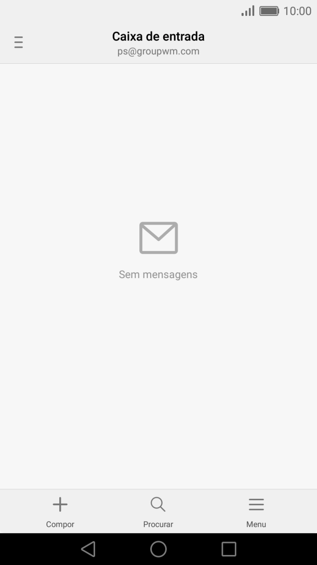 Deslize o dedo sobre o ecrã da esquerda para a direita.