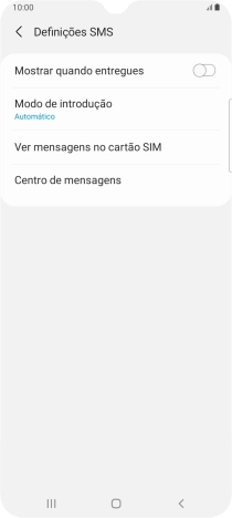 Prima Centro de mensagens.