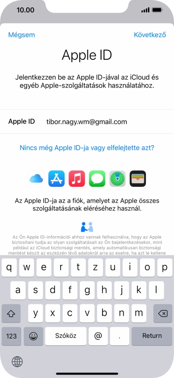 Válaszd a Következő lehetőséget.