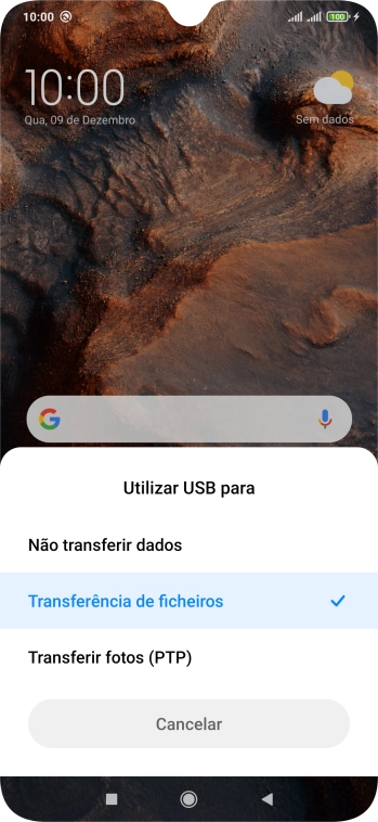 Prima Transferência de ficheiros.