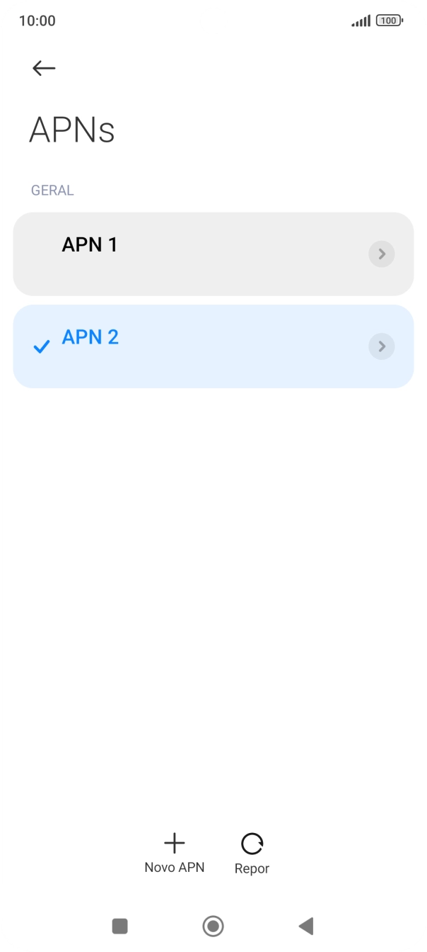 Prima a tecla de início para terminar e voltar ao ecrã inicial.
