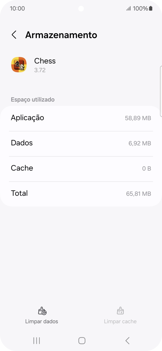 Prima a tecla de início para terminar e voltar ao ecrã inicial.