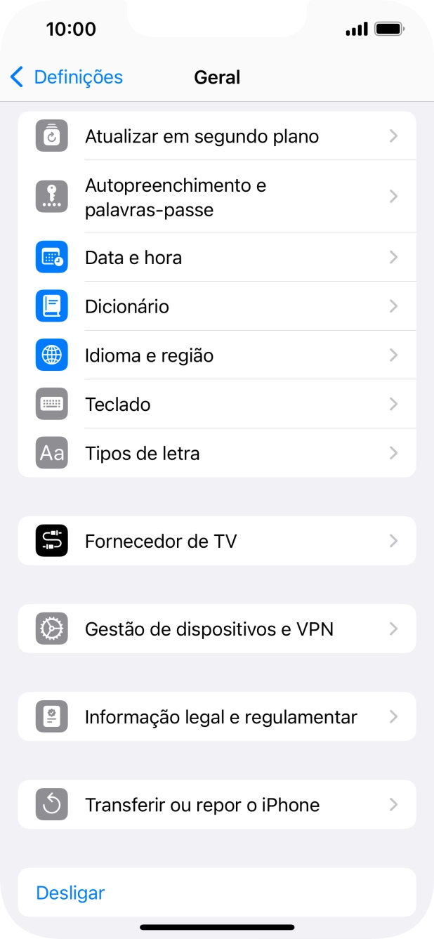 Prima Transferir ou repor o iPhone.