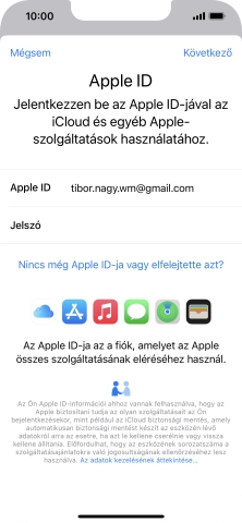 Válaszd a Következő lehetőséget.