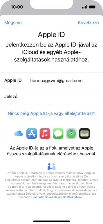 Válaszd a Következő lehetőséget.