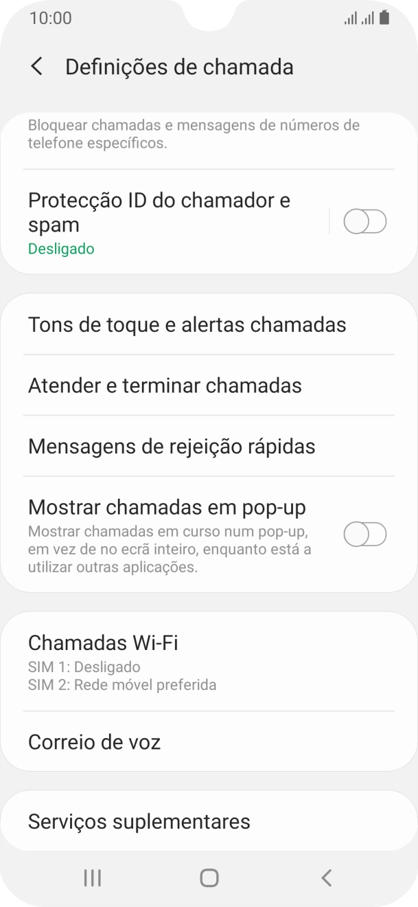 Prima Correio de voz.