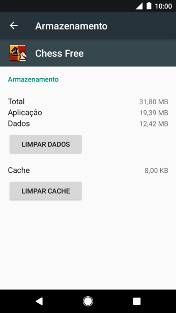 Prima LIMPAR CACHE.