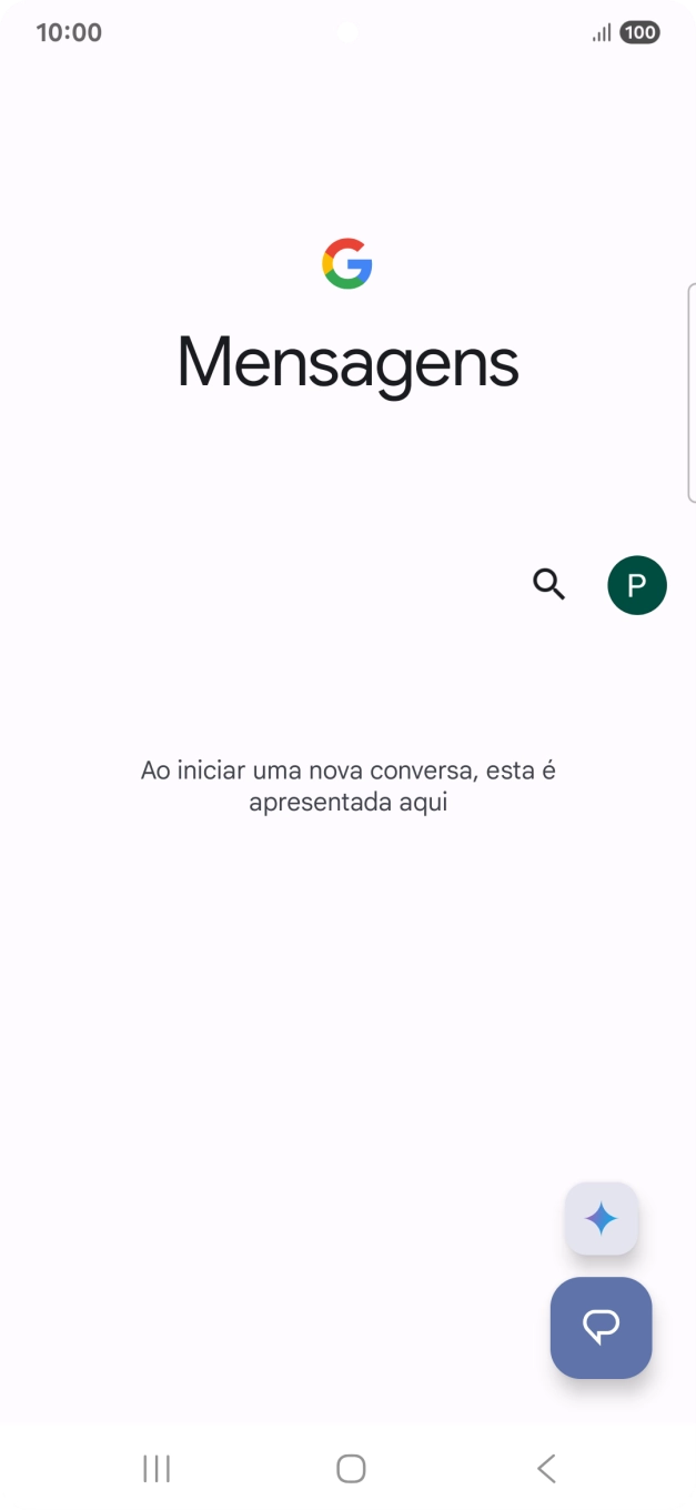 Prima o ícone de perfil.