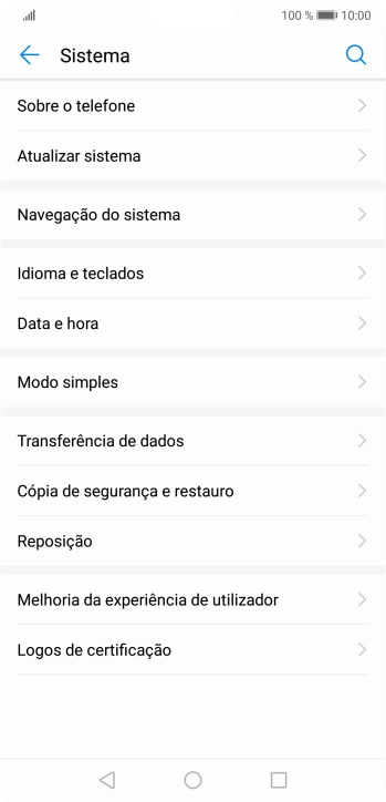 Prima Data e hora.