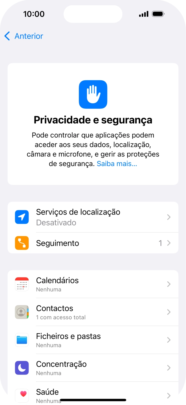 Prima Serviços de localização.