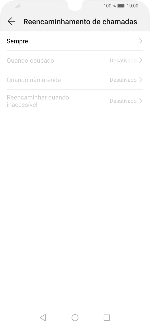 Prima o tipo de desvio pretendido.