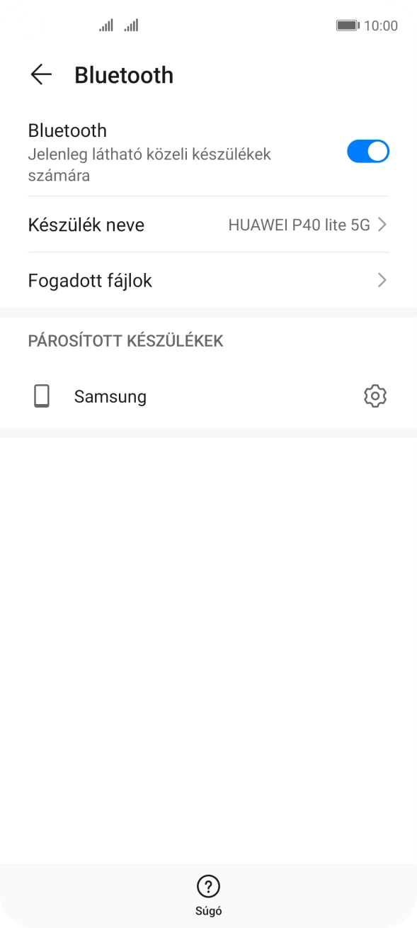 Húzd az ujjad felfelé a kijelző aljáról, hogy visszatérj a kezdőképernyőhöz.