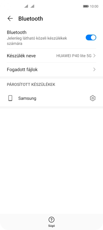 Húzd az ujjad felfelé a kijelző aljáról, hogy visszatérj a kezdőképernyőhöz.