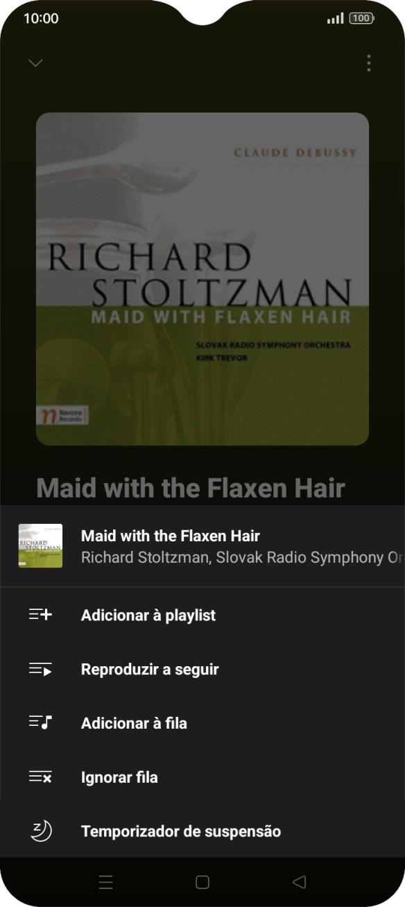 Prima o ícone para adicionar.