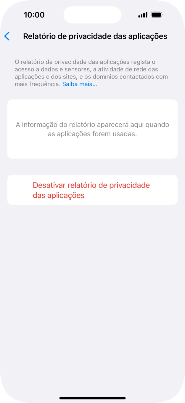 Para voltar ao ecrã inicial, deslize o dedo de baixo para cima a partir da base do ecrã.