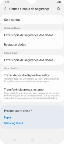 Prima Gerir contas.