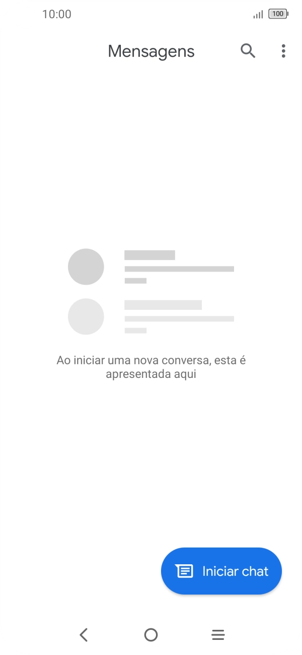 Prima Iniciar chat.
