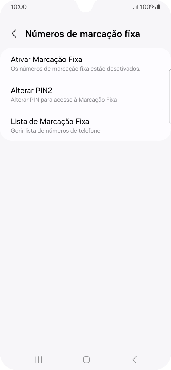 Prima Ativar Marcação Fixa.