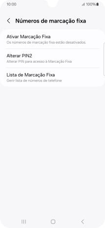 Prima Ativar Marcação Fixa.