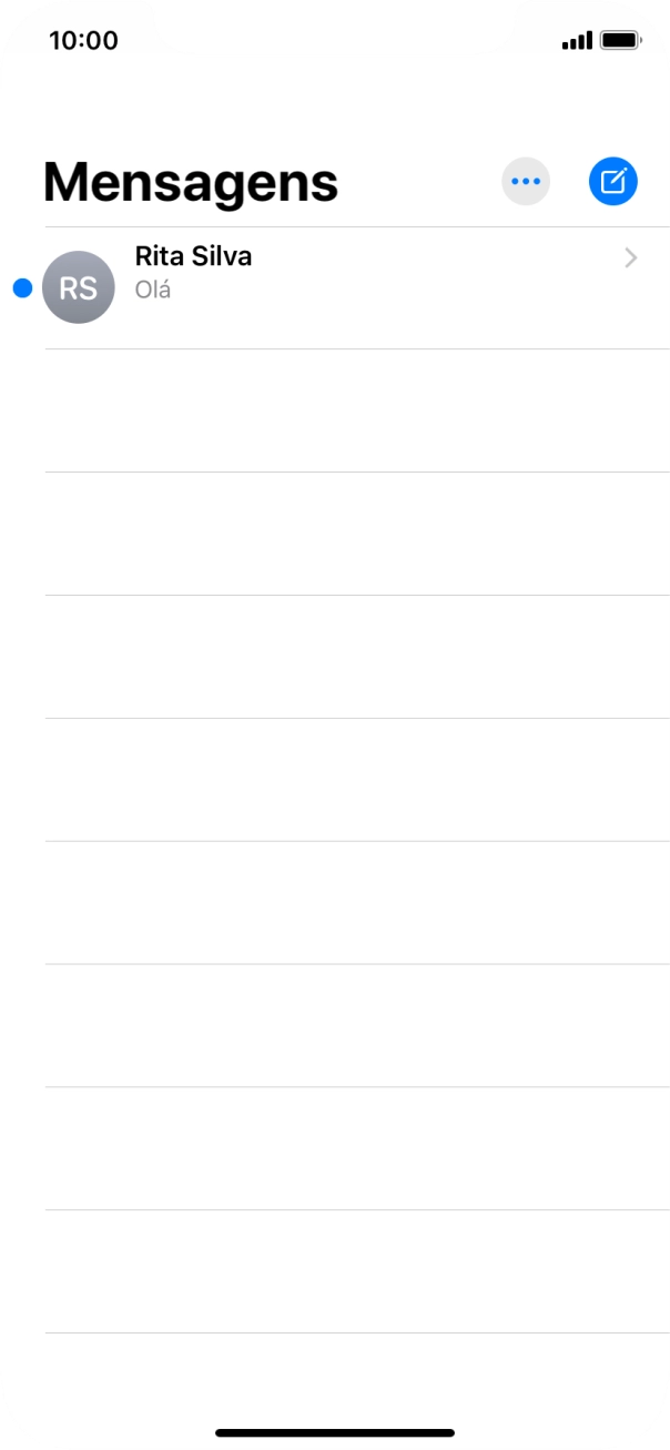 Para voltar ao ecrã inicial, deslize o dedo de baixo para cima a partir da base do ecrã.