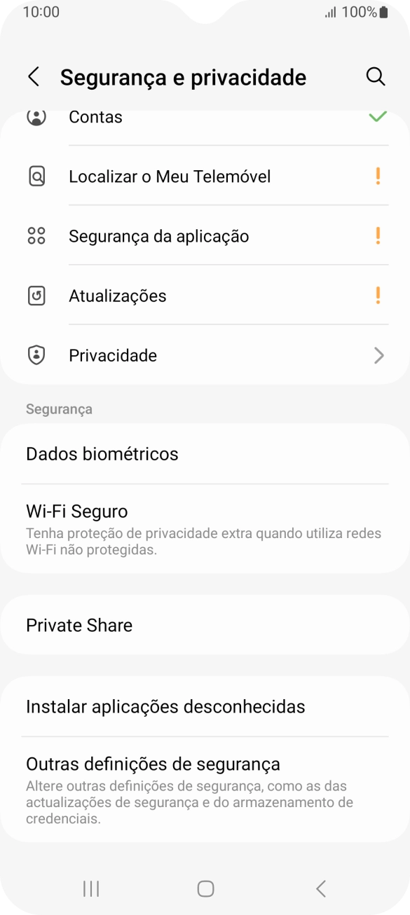 Prima Outras definições de segurança.