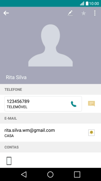 Prima o número pretendido.