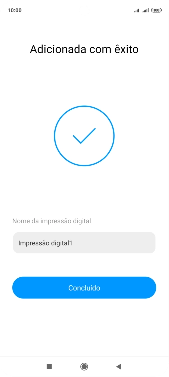 Prima Concluído.