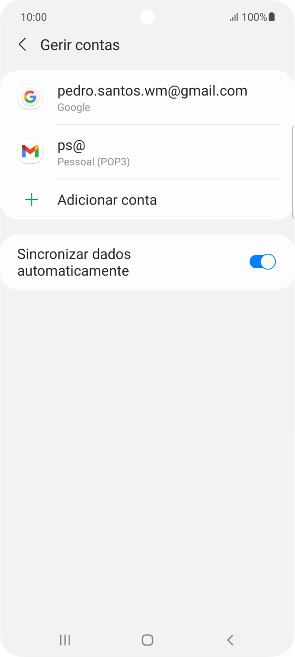 Prima a tecla de início para terminar e voltar ao ecrã inicial.
