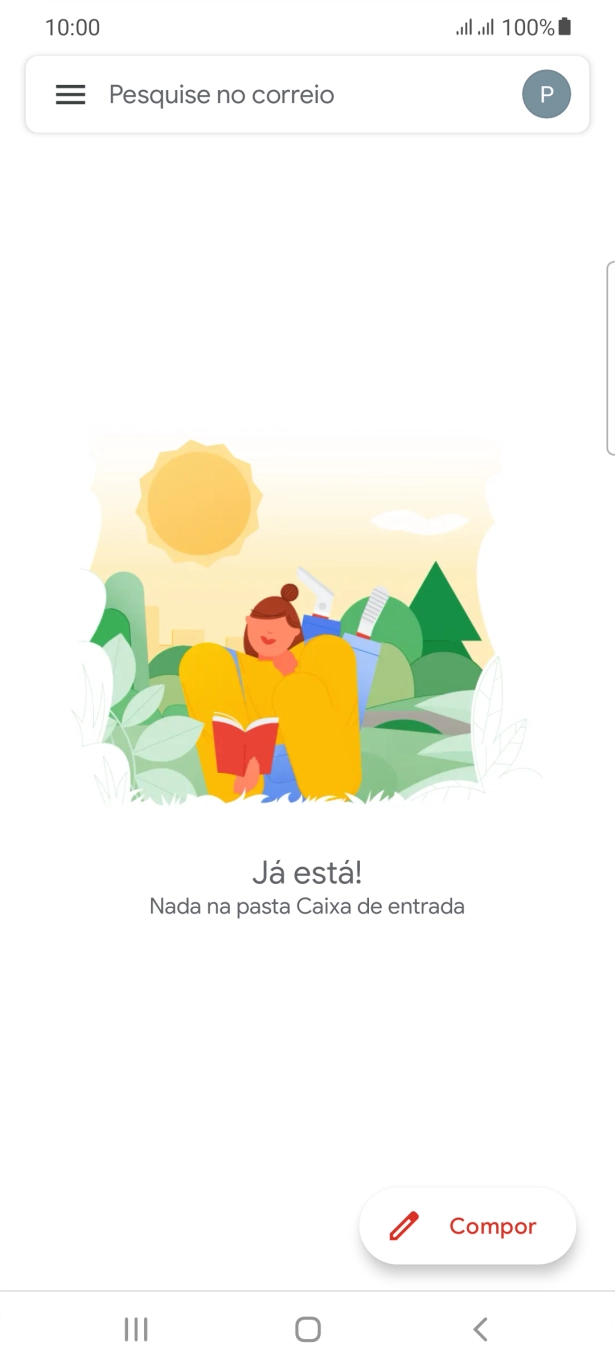 Prima o ícone de perfil.