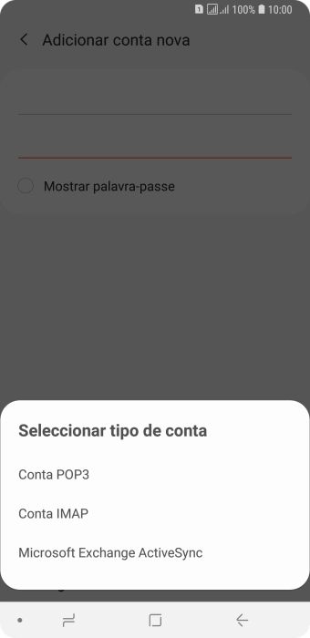 Prima Conta IMAP.