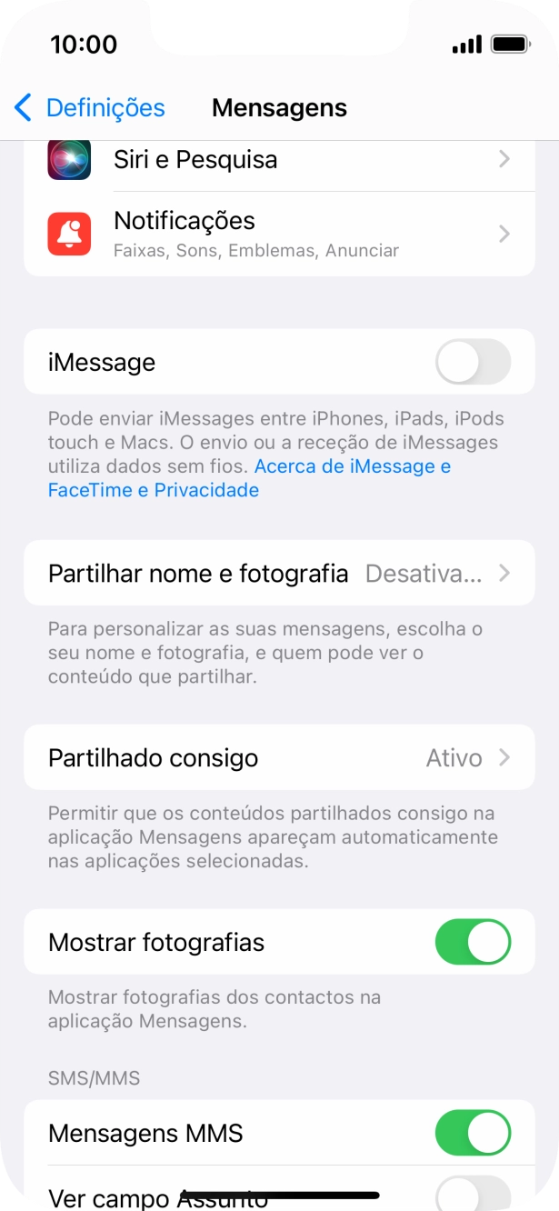 Para voltar ao ecrã inicial, deslize o dedo de baixo para cima a partir da base do ecrã.