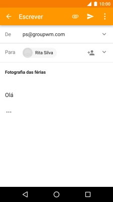 Prima o ícone de anexo.