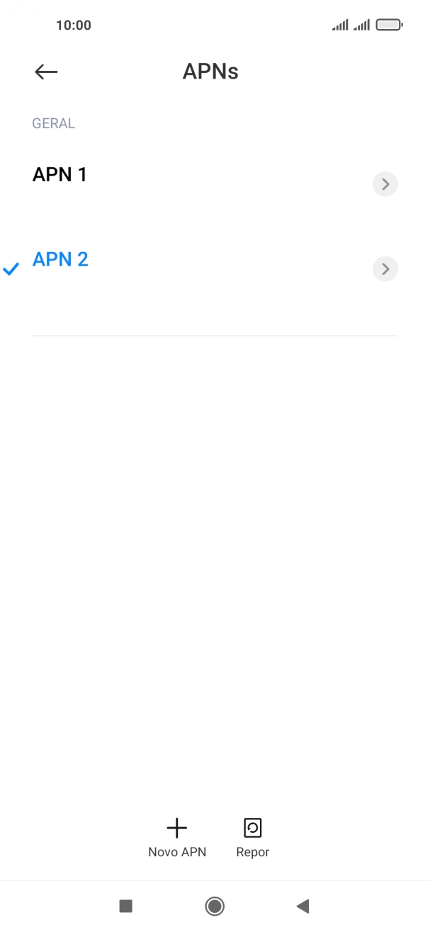 Prima a tecla de início para terminar e voltar ao ecrã inicial.